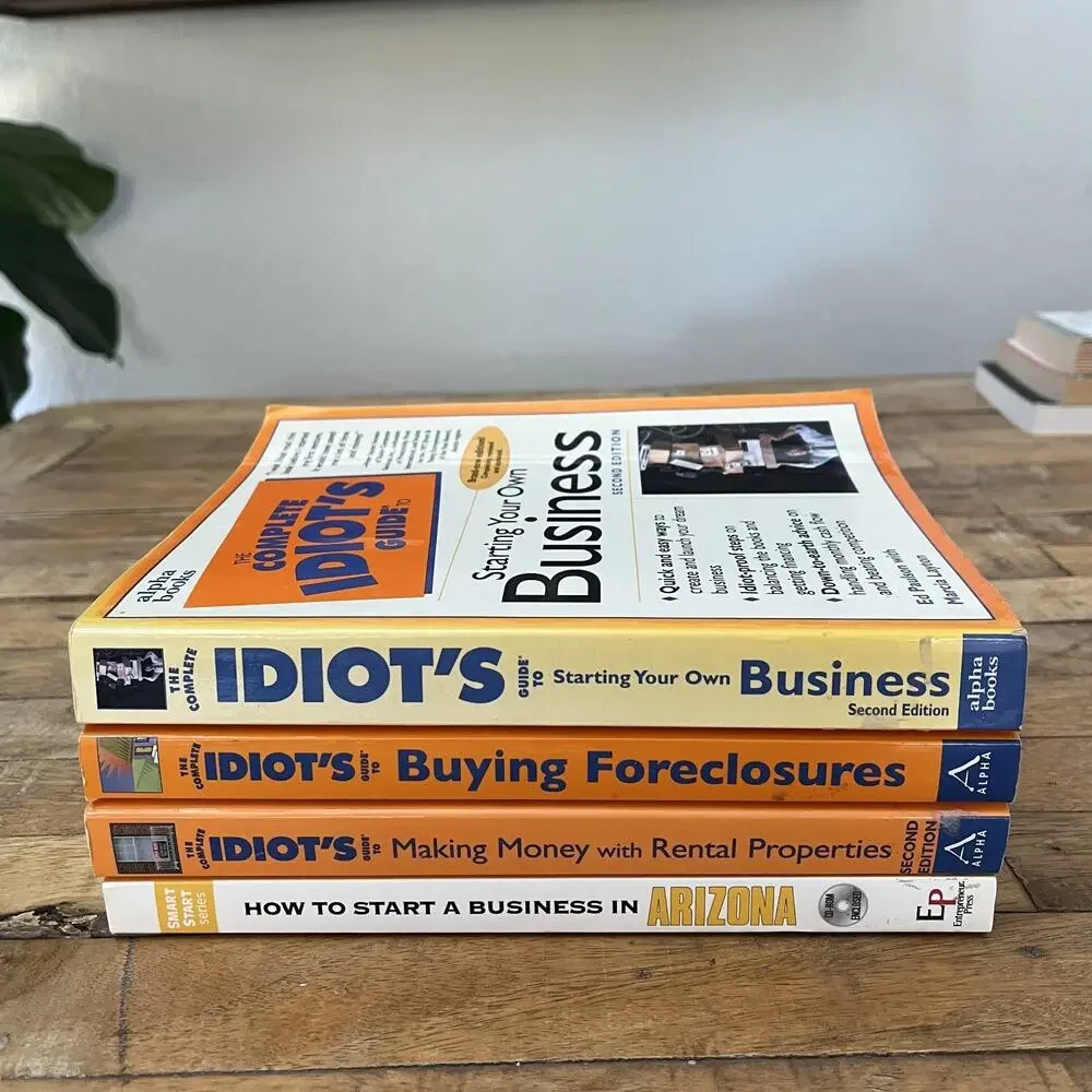 Buying Foreclosures Start Your Own Business Making Money Book Lot of 4